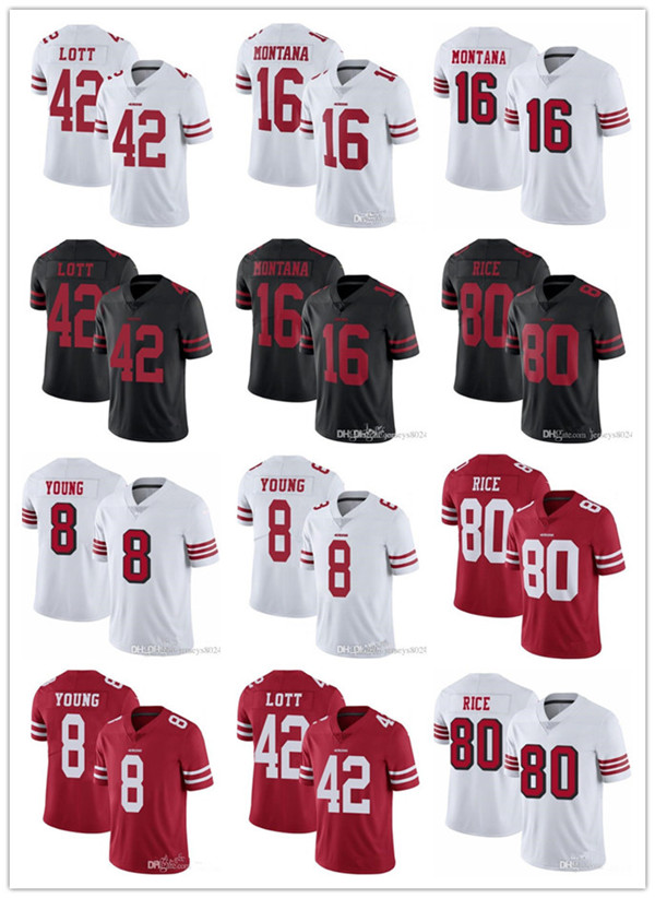 San's Francisco's MEN WOMEN YOUTH 49ers's Steve Young Joe Montana Ronnie Lott Jerry Rice Football Jerseys, Black;red
San's Francisco's MEN WOMEN YOUTH 49ers's Steve Young Joe Montana Ronnie Lott Jerry Rice Football Jerseys, Black;red
