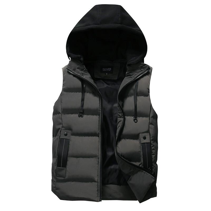 Mens Jacket Sleeveless Vest Winter Fashion Casual Coats Male Cotton-Padded Men's Vest Men Thicken Waistcoats 4XL, Black
Mens Jacket Sleeveless Vest Winter Fashion Casual Coats Male Cotton-Padded Men's Vest Men Thicken Waistcoats 4XL, Black