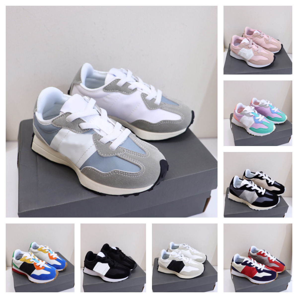 Designer 327 toddlers Running shoes Paisley Pack new-327 childrens Sneakers Black Castlerock silver Pensole Nightwatch Green Cloud Violet kids boys girls trainers, Do not choose;other color;contact me
Designer 327 toddlers Running shoes Paisley Pack new-327 childrens Sneakers Black Castlerock silver Pensole Nightwatch Green Cloud Violet kids boys girls trainers, Do not choose;other color;contact me