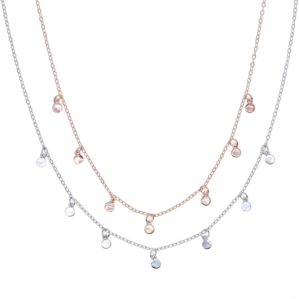 New arrived women lady short choker necklace with multi high polish round shape charm paved wedding necklace jewelry drop ship