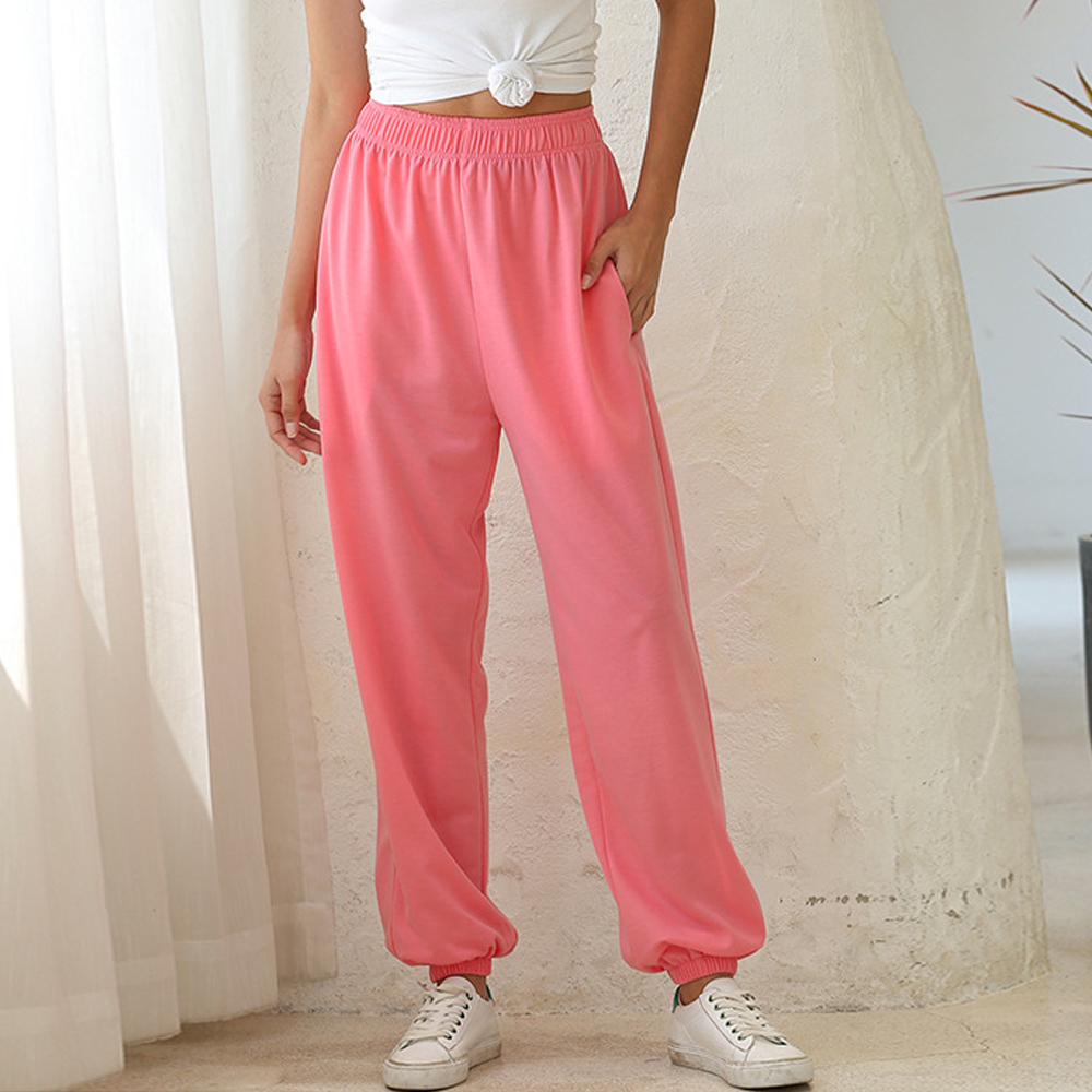 Sweatpants Women Baggy Pants Women gray spring Wide Leg Sweat Pants Oversized Joggers Streetwear High Waisted Trousers women 201113