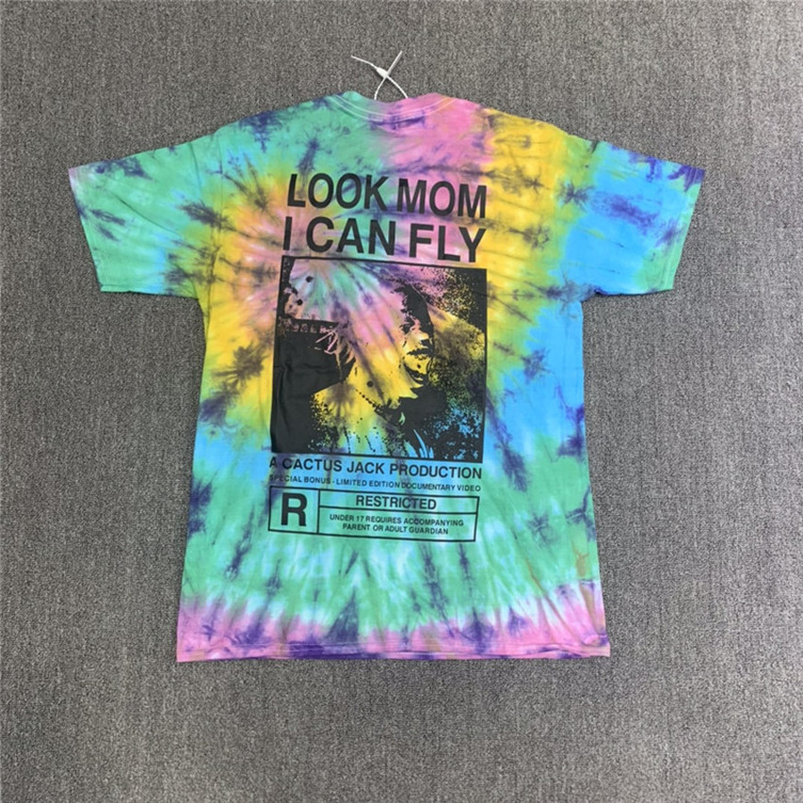 2021 New Top Quality Tie-dyed Travis Scott Cactus Jack Look Mom i Can Fly Tee Men Women T-shirts Harajuku Clothing Bea7, 24
2021 New Top Quality Tie-dyed Travis Scott Cactus Jack Look Mom i Can Fly Tee Men Women T-shirts Harajuku Clothing Bea7, 24