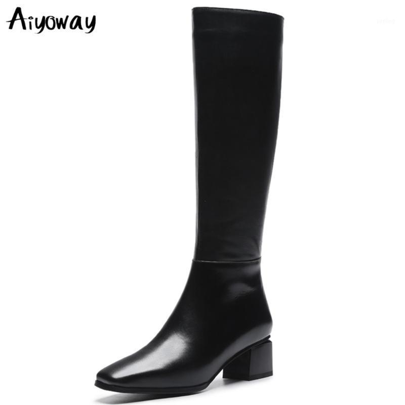 Genuine Leather Long Boot Square Toe Women Keep Warm Riding Knee High Boots Big Size Thick Mid Heel Handsome Black Shoes Aiyoway1, Black 3cm
Genuine Leather Long Boot Square Toe Women Keep Warm Riding Knee High Boots Big Size Thick Mid Heel Handsome Black Shoes Aiyoway1, Black 3cm