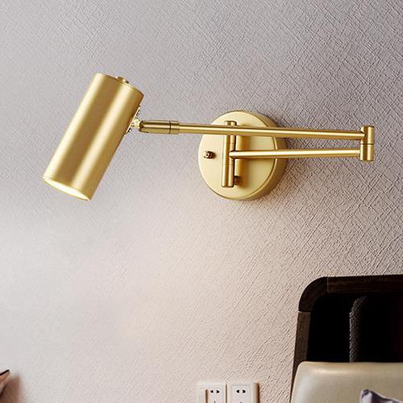 Modern Rotating Swing Long Arm LED Wall Lamp Warm White Lighting Wall-mounted Household Bedside Lighting Wall Sconce
Modern Rotating Swing Long Arm LED Wall Lamp Warm White Lighting Wall-mounted Household Bedside Lighting Wall Sconce