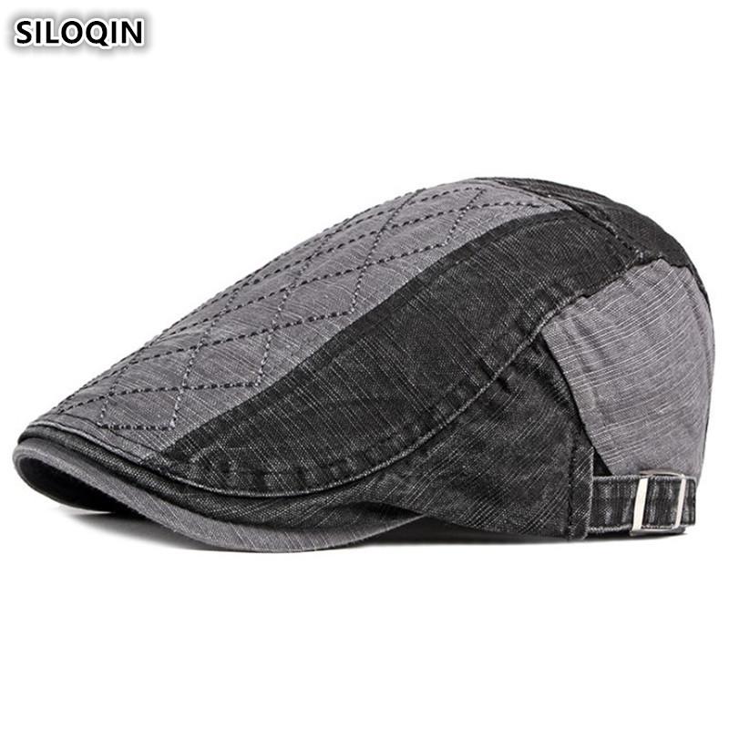 SILOQIN Snapback Cap Adult Men's Cotton Berets 2020 Summer New British Retro Tongue Cap Adjustable Size Vintage Splice Brand Hat, Army green
SILOQIN Snapback Cap Adult Men's Cotton Berets 2020 Summer New British Retro Tongue Cap Adjustable Size Vintage Splice Brand Hat, Army green