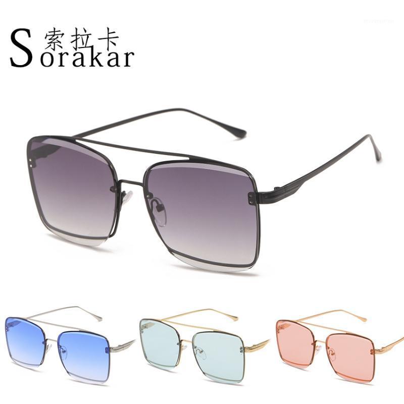 Spot Wholesale Square Chamfered Ms. Metal Stylish Sunglass New European American Style Sunglasses 29381
Spot Wholesale Square Chamfered Ms. Metal Stylish Sunglass New European American Style Sunglasses 29381