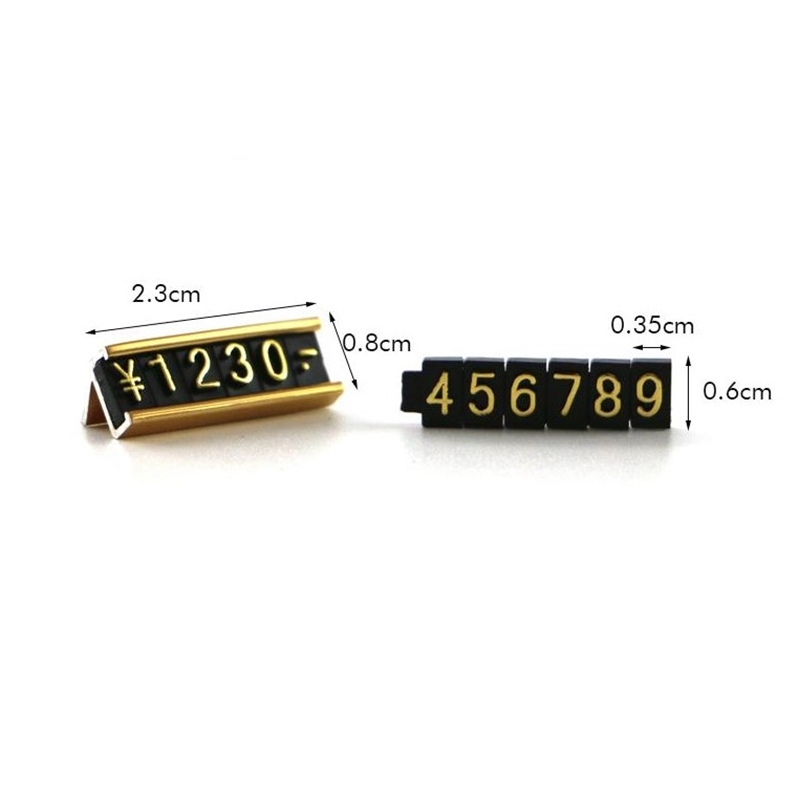 Mini Metal Base Frame Indicator Letter Price Cube Kit Combined Adjustable Gas Station Led Pricing
