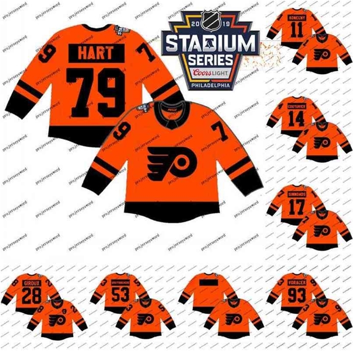 Thr Lady and Youth 2019 Stadium Series Jerseys Philadelphia Flyers 28 Claude Giroux 79 Carter Hart 100% Stitched Ice Hockey Jerseys Cheap S-XXL, 19
Thr Lady and Youth 2019 Stadium Series Jerseys Philadelphia Flyers 28 Claude Giroux 79 Carter Hart 100% Stitched Ice Hockey Jerseys Cheap S-XXL, 19