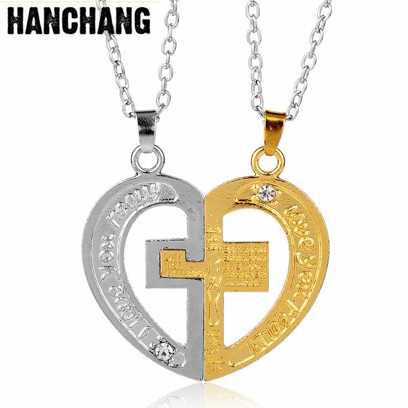 1 PACK=2 Pieces I Love You Lucky Love Cross Pendant Romantic Necklace Key Heart Statement Necklace Valentine's Day Gift
1 PACK=2 Pieces I Love You Lucky Love Cross Pendant Romantic Necklace Key Heart Statement Necklace Valentine's Day Gift