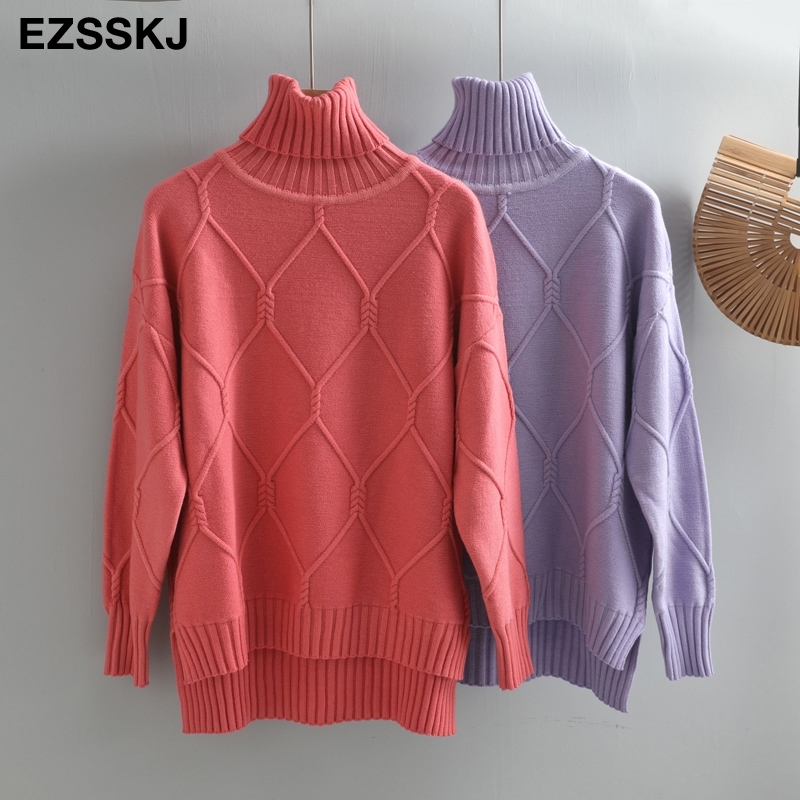 autumn winter oversize turtlenect thick wool cashmere sweater pullovers women long sleeve female casual big sweater jumper 201111, Purple
autumn winter oversize turtlenect thick wool cashmere sweater pullovers women long sleeve female casual big sweater jumper 201111, Purple