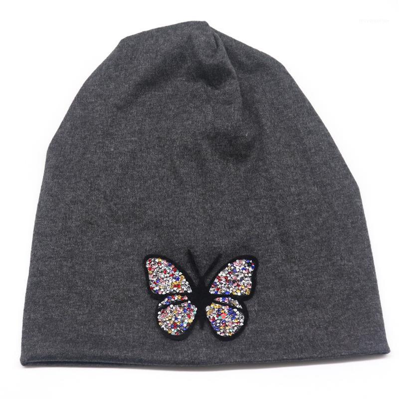 Women's Beanies Butterfly Hats New Autumn Solid color Slouchy Soft Cotton Women Ladies Bonnet Hat Skullies with Applique BN0131, Black silver
Women's Beanies Butterfly Hats New Autumn Solid color Slouchy Soft Cotton Women Ladies Bonnet Hat Skullies with Applique BN0131, Black silver
