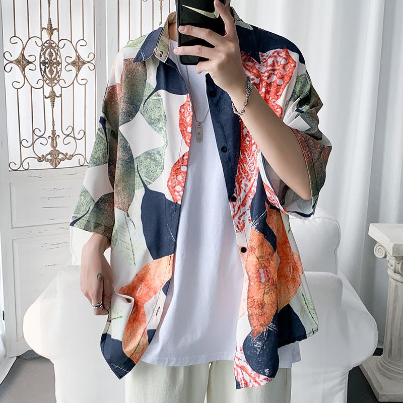 5XL- Plus Size Shirt Men Summer Fashion Print Mens Casual Shirts Loose All Match Streetwear Half Sleeve Blouse Men Clothing Hot, As the photo show
5XL- Plus Size Shirt Men Summer Fashion Print Mens Casual Shirts Loose All Match Streetwear Half Sleeve Blouse Men Clothing Hot, As the photo show