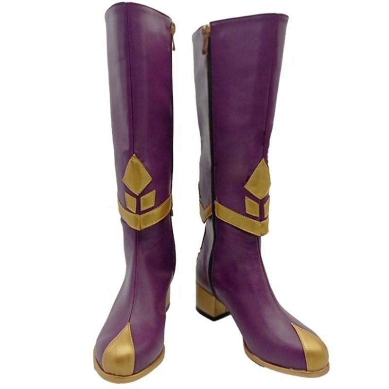 Ladies Fashion Round Toe Contrast Color Low Heel Knee High Boots Big Size 44 Side Zip, Purple
Ladies Fashion Round Toe Contrast Color Low Heel Knee High Boots Big Size 44 Side Zip, Purple
