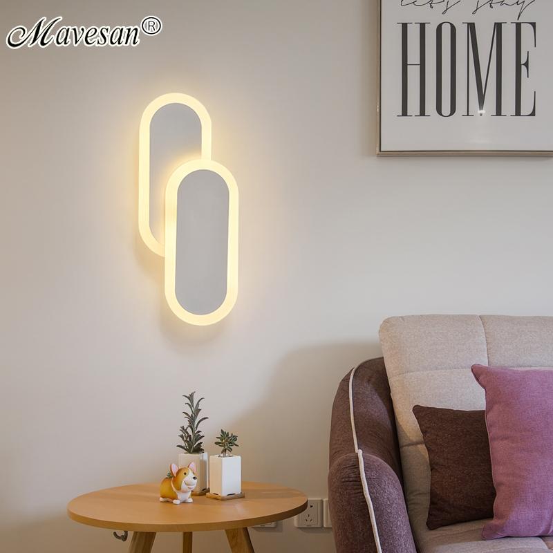 New White/Black LED Wall Lamps Double Layer For Bedside Stairway Loft Foyer TV Background Home Sconce Decorative Lights Fixtures
New White/Black LED Wall Lamps Double Layer For Bedside Stairway Loft Foyer TV Background Home Sconce Decorative Lights Fixtures