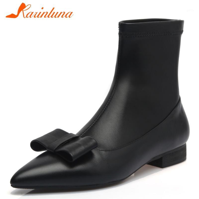KARIN Brand New Ladies Design Casual Daily Boots Genuine Leather Chunky Heels Pointed Toe Women Boots Ankle Women Shoes1, Black no plush
KARIN Brand New Ladies Design Casual Daily Boots Genuine Leather Chunky Heels Pointed Toe Women Boots Ankle Women Shoes1, Black no plush