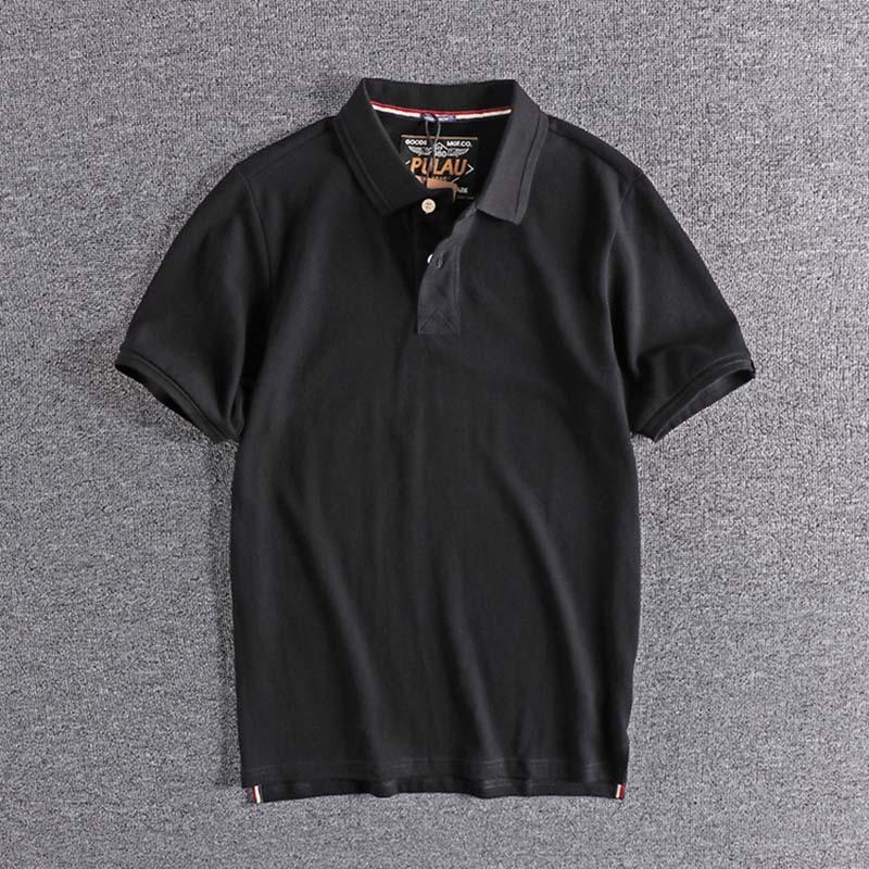 2020 new arrival Simple solid cotton Lapel short sleeve shirts European and American men's tops high quality cheap on sale1, Black
2020 new arrival Simple solid cotton Lapel short sleeve shirts European and American men's tops high quality cheap on sale1, Black