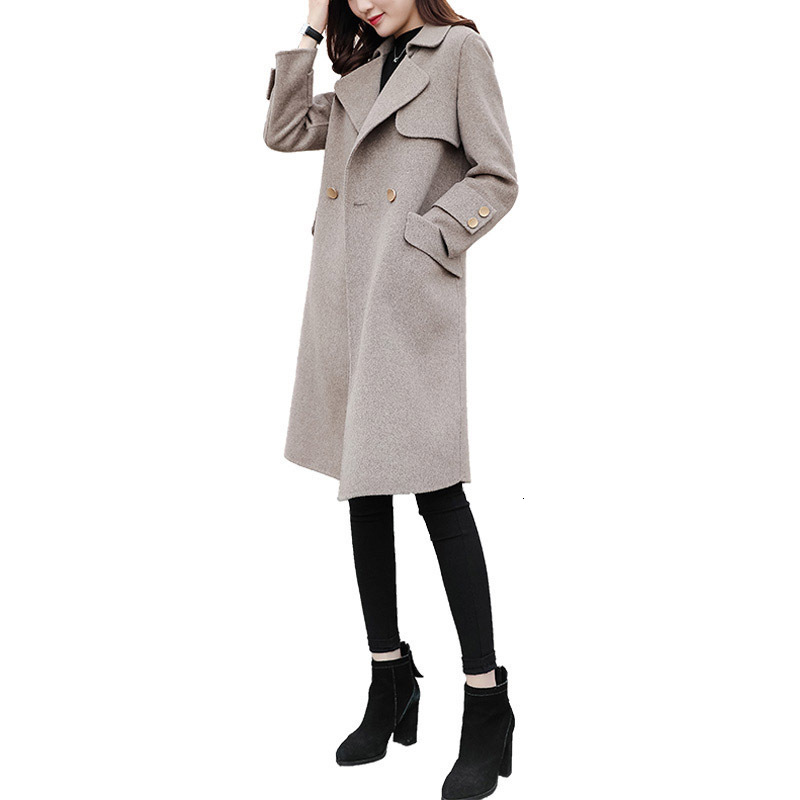 2021 New Autumn and New Winter Female High-end Wool jacket Fine fashion Long-rolled long-sleeved coat h00261, Blue
2021 New Autumn and New Winter Female High-end Wool jacket Fine fashion Long-rolled long-sleeved coat h00261, Blue