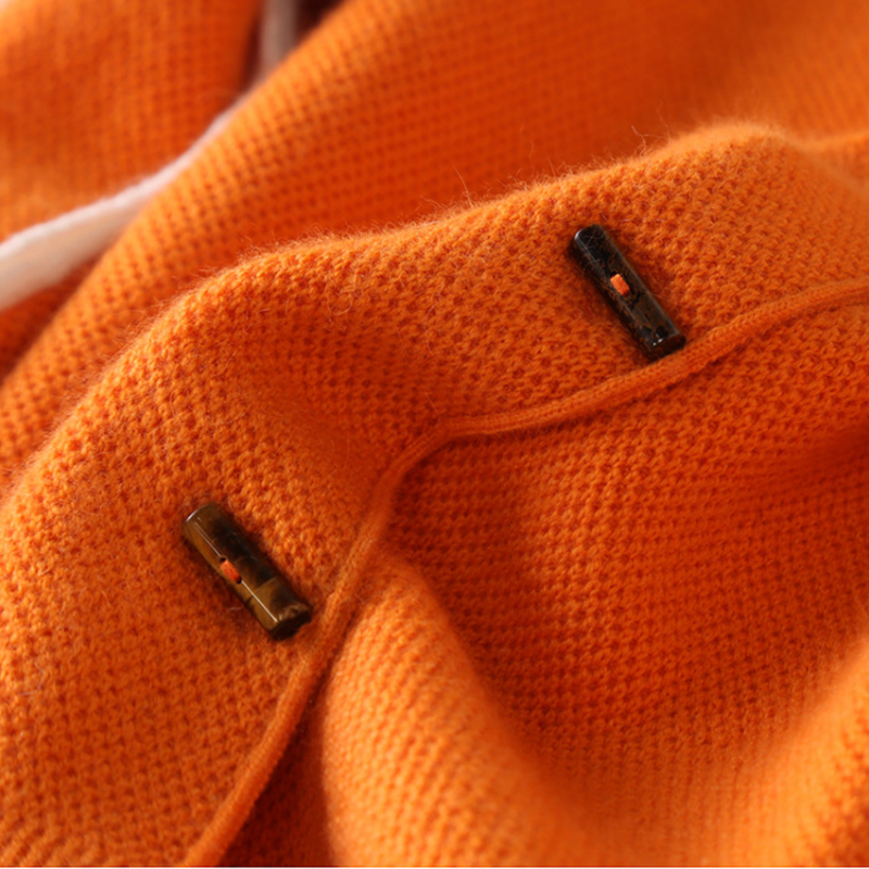 spring autumn new round pure cashmere cardigan women short paragraph color fashion knit sweater female small coat LJ201114