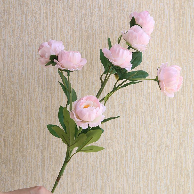 5pcs/Lot Simulation 7 head peony silk flower wreath peony bouquet for home decoration wedding decor wall background fake flower
5pcs/Lot Simulation 7 head peony silk flower wreath peony bouquet for home decoration wedding decor wall background fake flower