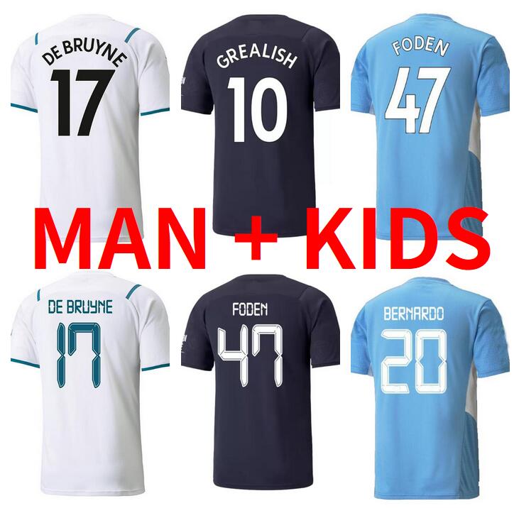 21/22 BERNARDO FODEN GUNDOGAN soccer jerseys STERLING MAHREZ DE BRUYNE GREALISH football shirt men kids kits G. JESUS MAHREZ JOAO CANCELO EDERSON M Laporte jersey, 21/22 kids size
21/22 BERNARDO FODEN GUNDOGAN soccer jerseys STERLING MAHREZ DE BRUYNE GREALISH football shirt men kids kits G. JESUS MAHREZ JOAO CANCELO EDERSON M Laporte jersey, 21/22 kids size