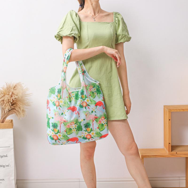 Folding Pouch Storage Tote Bags Foldable Shopping Bag Polyester Printted Reusable ECO Friendly Shoulder
Folding Pouch Storage Tote Bags Foldable Shopping Bag Polyester Printted Reusable ECO Friendly Shoulder