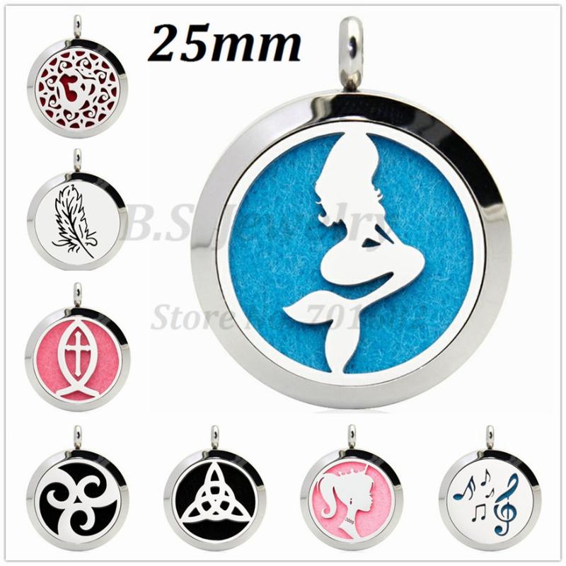 Mermaid 25mm 316L stainless steel Essential Oil Diffuser Locket (10pads)Aroma Perfume Locket Pendant fit necklace
Mermaid 25mm 316L stainless steel Essential Oil Diffuser Locket (10pads)Aroma Perfume Locket Pendant fit necklace