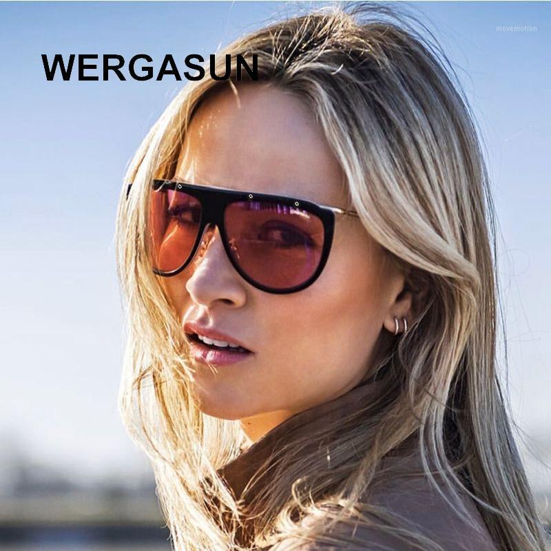 WERGASUN New Fashion Flat Top Oval Sunglasses Women Brand Designer Vintage Sun Glasses For Female1
WERGASUN New Fashion Flat Top Oval Sunglasses Women Brand Designer Vintage Sun Glasses For Female1