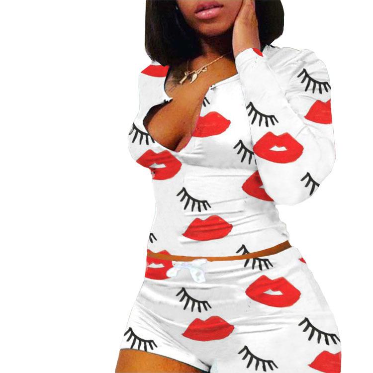 42H1516 Autumn Winterwomen Casual Fashion Home Print Two Piece Set Top and Pants Tracksuit Sweatsuit Outfits Hot, White
42H1516 Autumn Winterwomen Casual Fashion Home Print Two Piece Set Top and Pants Tracksuit Sweatsuit Outfits Hot, White