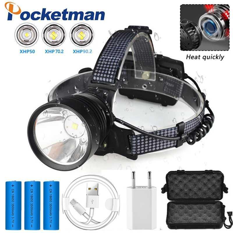 USB Rechargeable LED headlamp xhp90.2 powerful Headlight XHP70 Zoom high power fishing headlamp torch Heat dissipation Camplight1
USB Rechargeable LED headlamp xhp90.2 powerful Headlight XHP70 Zoom high power fishing headlamp torch Heat dissipation Camplight1