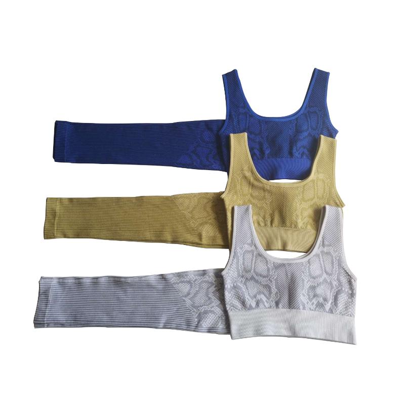 2pcs/Set Snake Print Women Seamless Yoga Set Sport Bra+ High Waist Leggings Workout Clothes Outfit Sports Suit Female Sportswear, Yellow set
2pcs/Set Snake Print Women Seamless Yoga Set Sport Bra+ High Waist Leggings Workout Clothes Outfit Sports Suit Female Sportswear, Yellow set