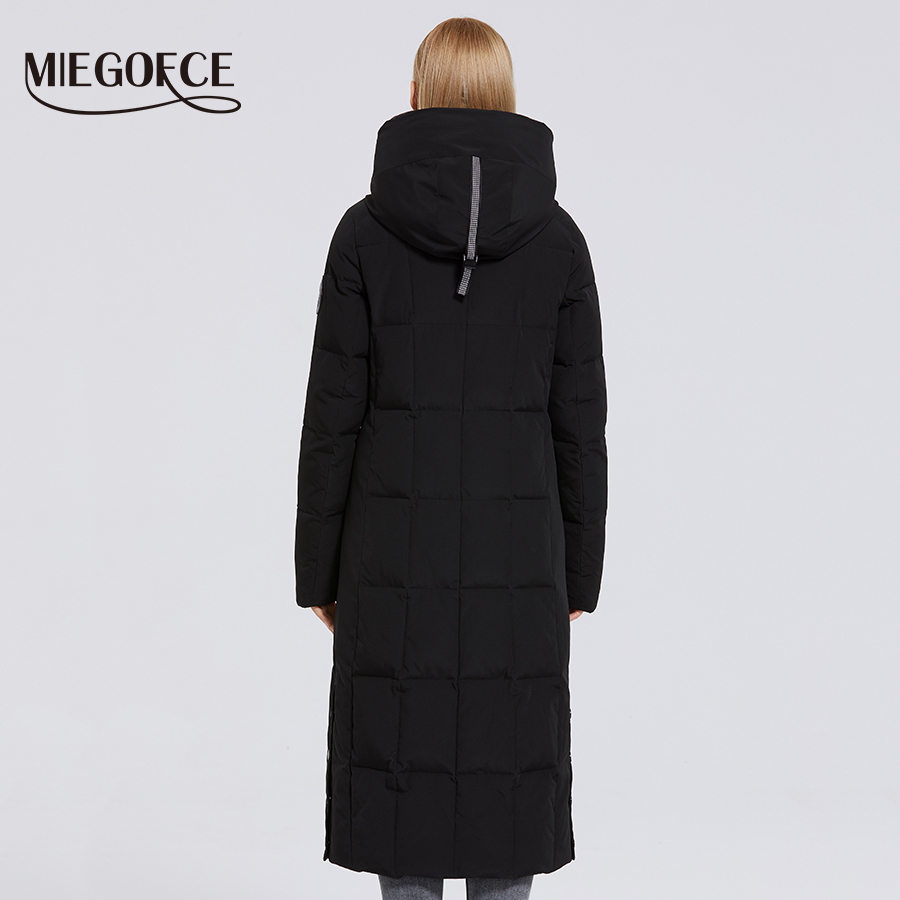 MIEGOFCE New Winter Women's Clothes Coat Long Down Parka Thickened Simple Style Windproof Jacket Women Coat Fashion Female 201031