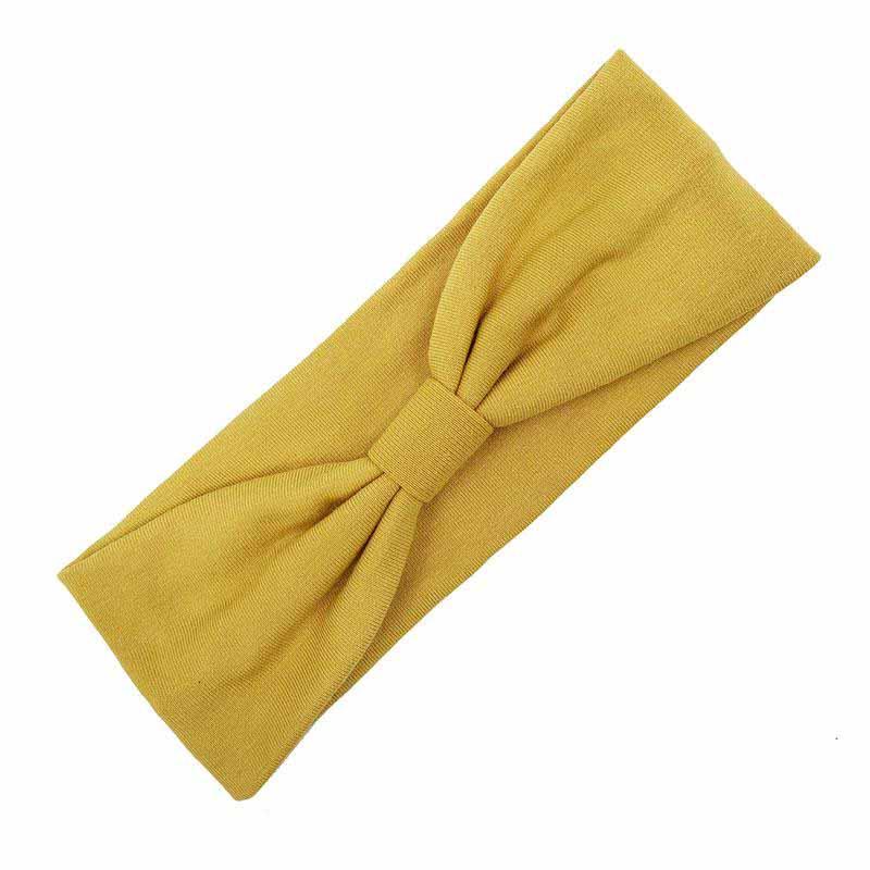 Women Lady Fashion Bow Knot Turban Head Wrap Hairband Yoga Sport Headband Hair Band For Girl Hair Accessories