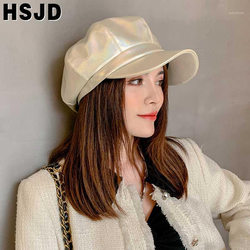 Fashion Shiny Leather Octagonal Caps for Women Autumn Winter Solid Color Newsboy Cap Hat Artist Winter Beret Women Painter Cap1, Black
Fashion Shiny Leather Octagonal Caps for Women Autumn Winter Solid Color Newsboy Cap Hat Artist Winter Beret Women Painter Cap1, Black
