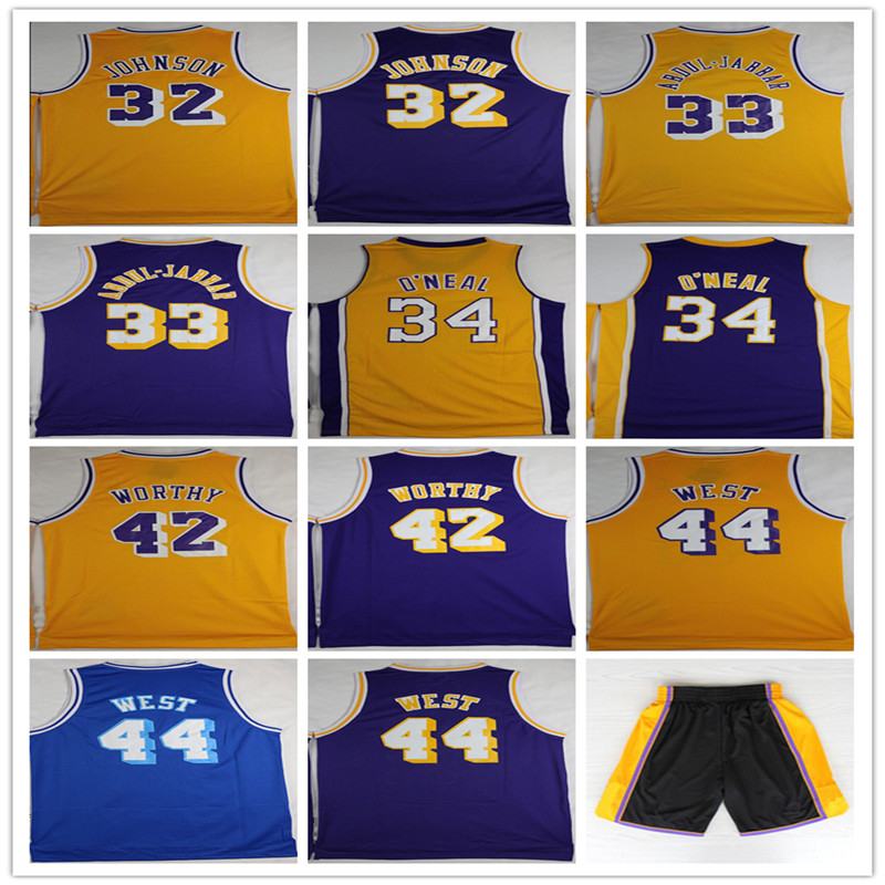 Men Basketball Jerseys 32 Johnson 33 Kareem Abdul-Jabbar 42 Artest Worthy 44 Jerry West O'Neal Chamberlain Rodman Nick Van Exel Shirts, Black;red
Men Basketball Jerseys 32 Johnson 33 Kareem Abdul-Jabbar 42 Artest Worthy 44 Jerry West O'Neal Chamberlain Rodman Nick Van Exel Shirts, Black;red