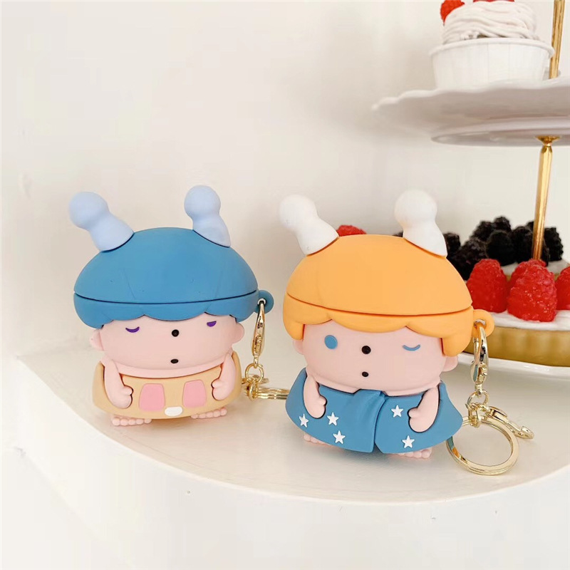 Cute Cartoon 3D Sleeping Baby Boy Girl Couple Headphone Case For AirPods 1 2 Sleep Child Soft Wireless Bluetooth Earphone Cover, B for airpods 1/2
Cute Cartoon 3D Sleeping Baby Boy Girl Couple Headphone Case For AirPods 1 2 Sleep Child Soft Wireless Bluetooth Earphone Cover, B for airpods 1/2