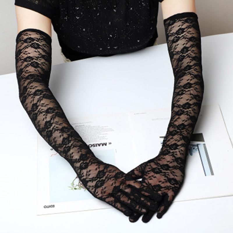 Sexy Lace Sunscreen Gloves Black Anti-UV Elastic Mesh Cycling Gloves Elegant Female Ultra-thin Long Summer Driving Mittens L68L
Sexy Lace Sunscreen Gloves Black Anti-UV Elastic Mesh Cycling Gloves Elegant Female Ultra-thin Long Summer Driving Mittens L68L