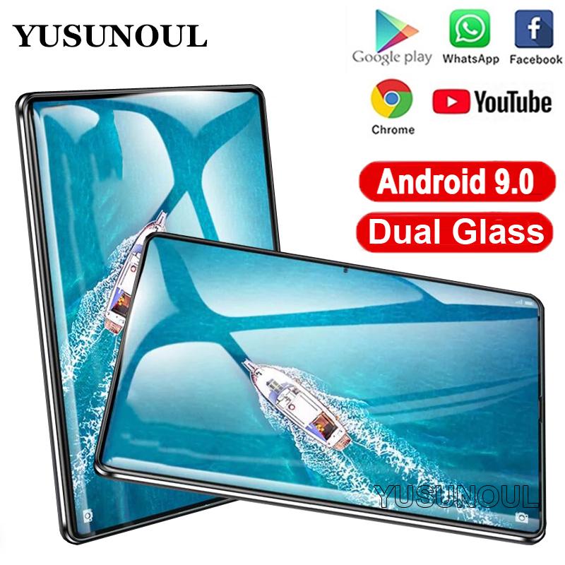 Dual Super Glass 10 inch Tablet Android 9.0 Dual SIM Cards Tablette 32GB Wifi Bluetooth Android Tablets PC with GPS Phone Call, White
Dual Super Glass 10 inch Tablet Android 9.0 Dual SIM Cards Tablette 32GB Wifi Bluetooth Android Tablets PC with GPS Phone Call, White