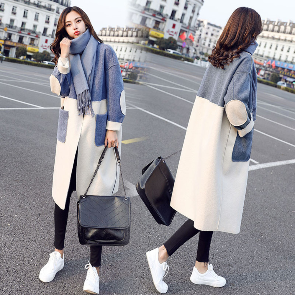 Wool Autumn Winter Cashmere Women Korean Fashion Loose Plaid Outwear Long-Sleeved Lapel Woolen Coat Female 2020, Tan;black
Wool Autumn Winter Cashmere Women Korean Fashion Loose Plaid Outwear Long-Sleeved Lapel Woolen Coat Female 2020, Tan;black