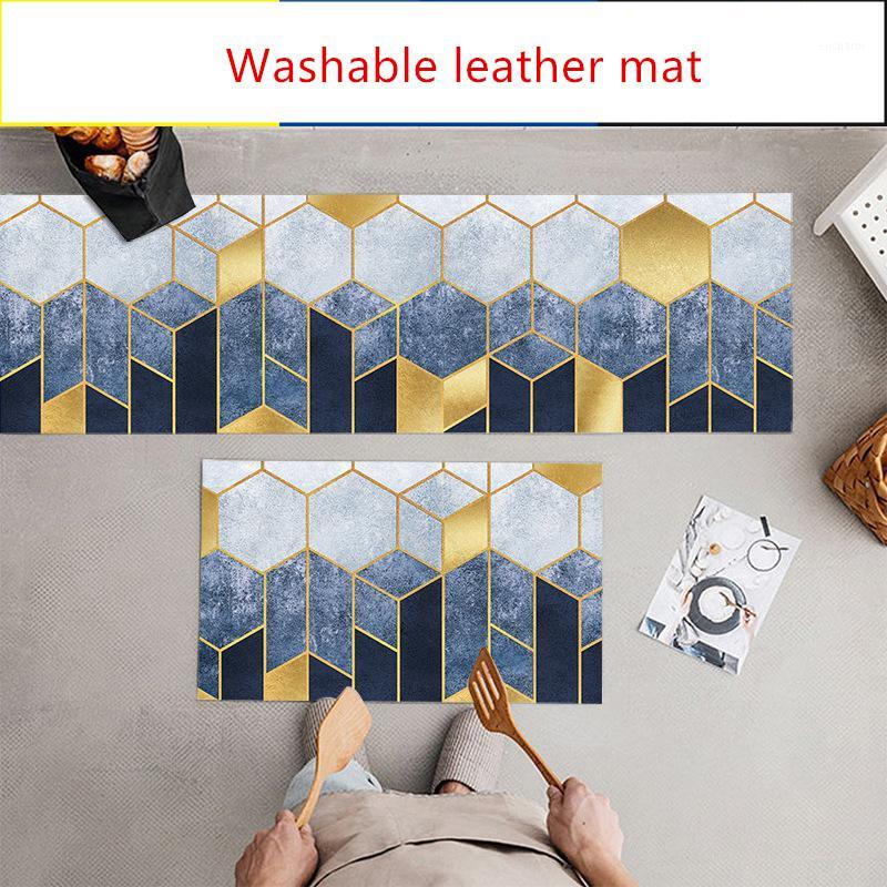 Minimalist modern kitchen floor mat Customized PU leather waterproof oil-proof anti-slip mat bathroom floor washable rug1, 05
Minimalist modern kitchen floor mat Customized PU leather waterproof oil-proof anti-slip mat bathroom floor washable rug1, 05
