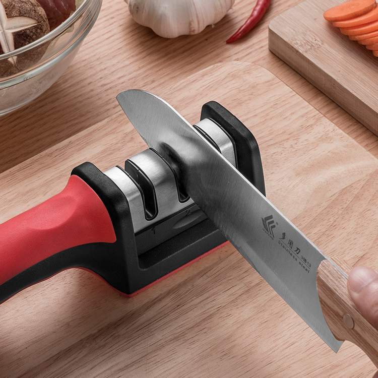 Sharpener Household Quick Sharpener Whetstone Stick Sharpening Kitchen Knife Gadget Sharpeners 3-Stage Type
Sharpener Household Quick Sharpener Whetstone Stick Sharpening Kitchen Knife Gadget Sharpeners 3-Stage Type