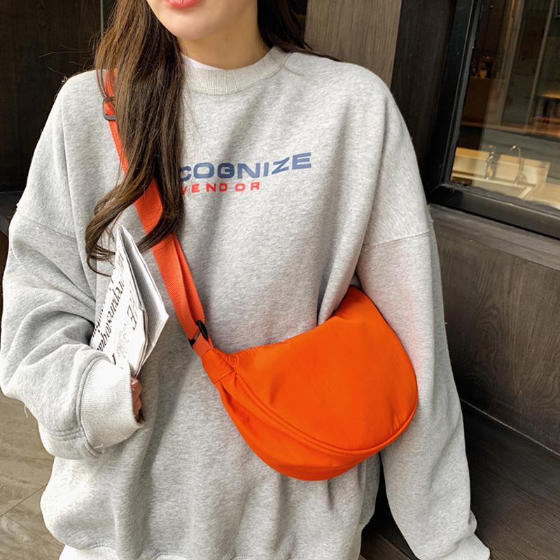 Small Soft Nylon Solid Color Crossbody Bags for Women 2021 Female Luxury Fashion Lady Shoulder Handbags and Purses, Black
Small Soft Nylon Solid Color Crossbody Bags for Women 2021 Female Luxury Fashion Lady Shoulder Handbags and Purses, Black