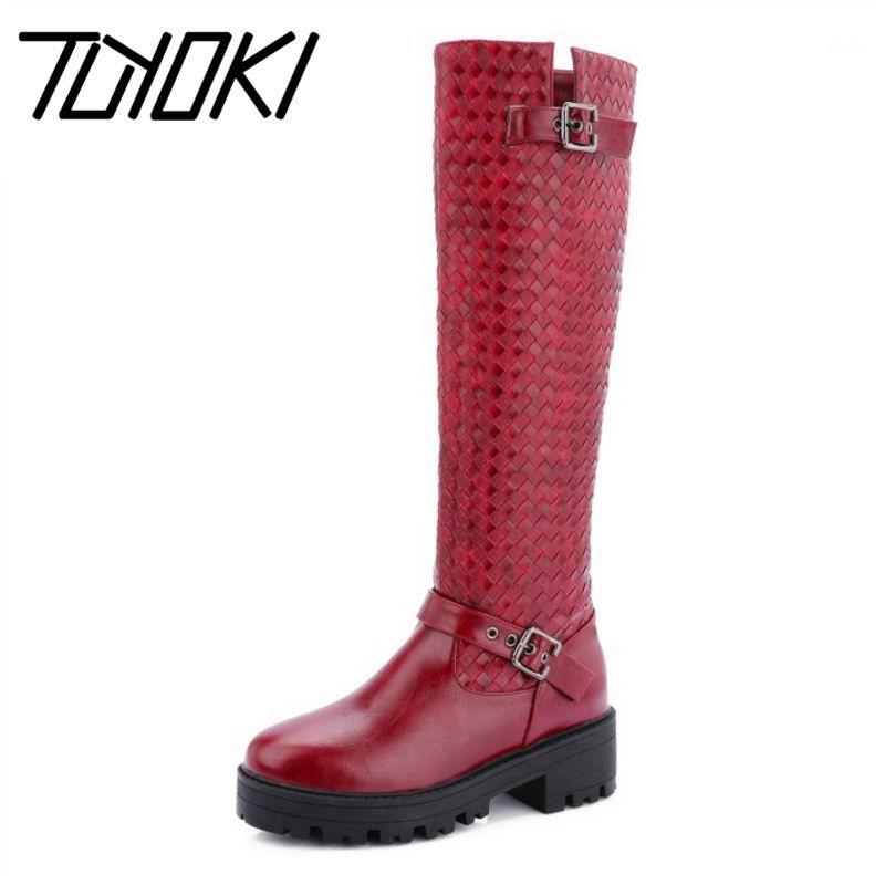 Tuyoki Ladies Round Toe Square Heel Knee Boots Women Buckle Style Knight Boot Autumn Winter Footwear Shoes Woman Size 33-431, Black
Tuyoki Ladies Round Toe Square Heel Knee Boots Women Buckle Style Knight Boot Autumn Winter Footwear Shoes Woman Size 33-431, Black