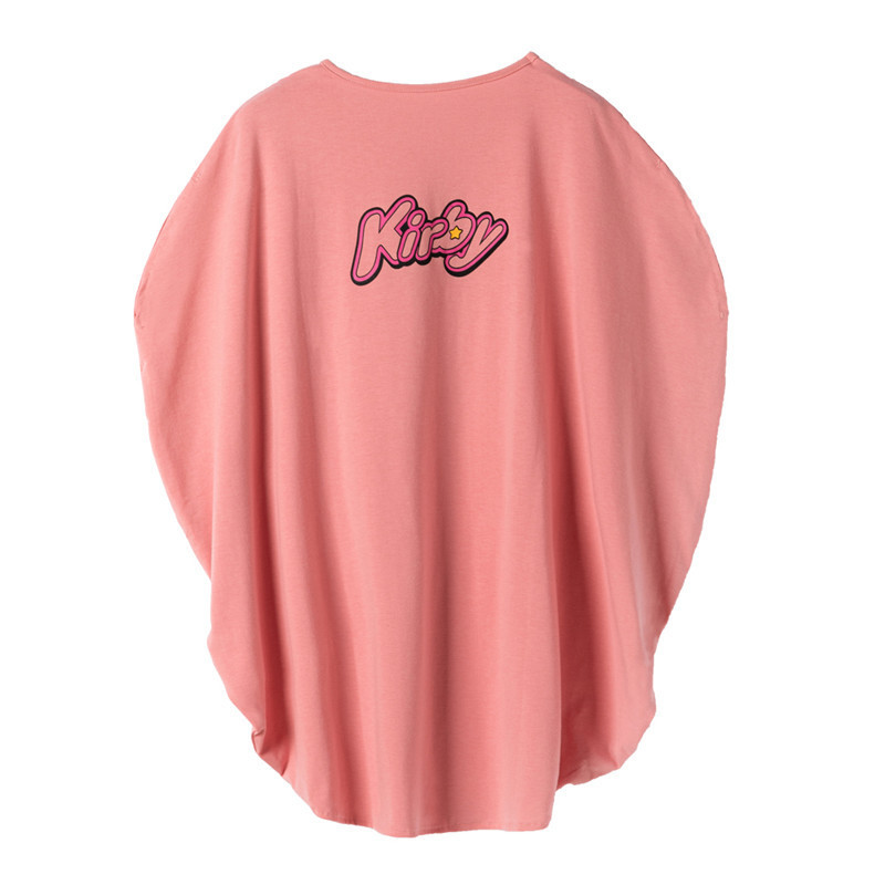 WXCTEAM Kirby Tshirt Super Star Kirby x YUMMY Batwing Loose Top Women Girl Summer Homewear Lolita Sweet Summer Tee Dropping Ship T200516