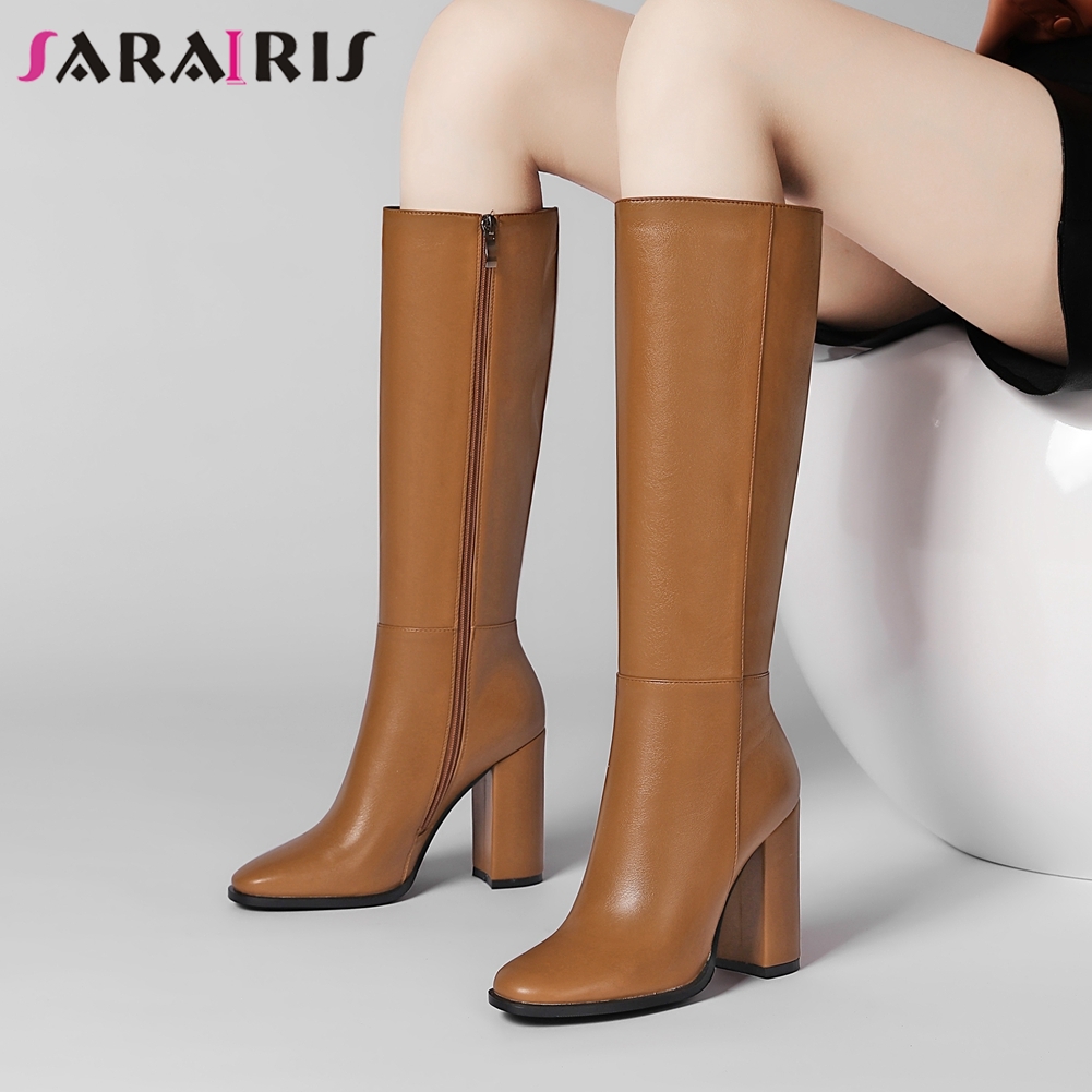 SARAIRIS Autumn High Heels Boots New Elegant Solid Office mid-calf Boots Women Concise Pointed Toe Heeled Shoes Woman, Beige
SARAIRIS Autumn High Heels Boots New Elegant Solid Office mid-calf Boots Women Concise Pointed Toe Heeled Shoes Woman, Beige
