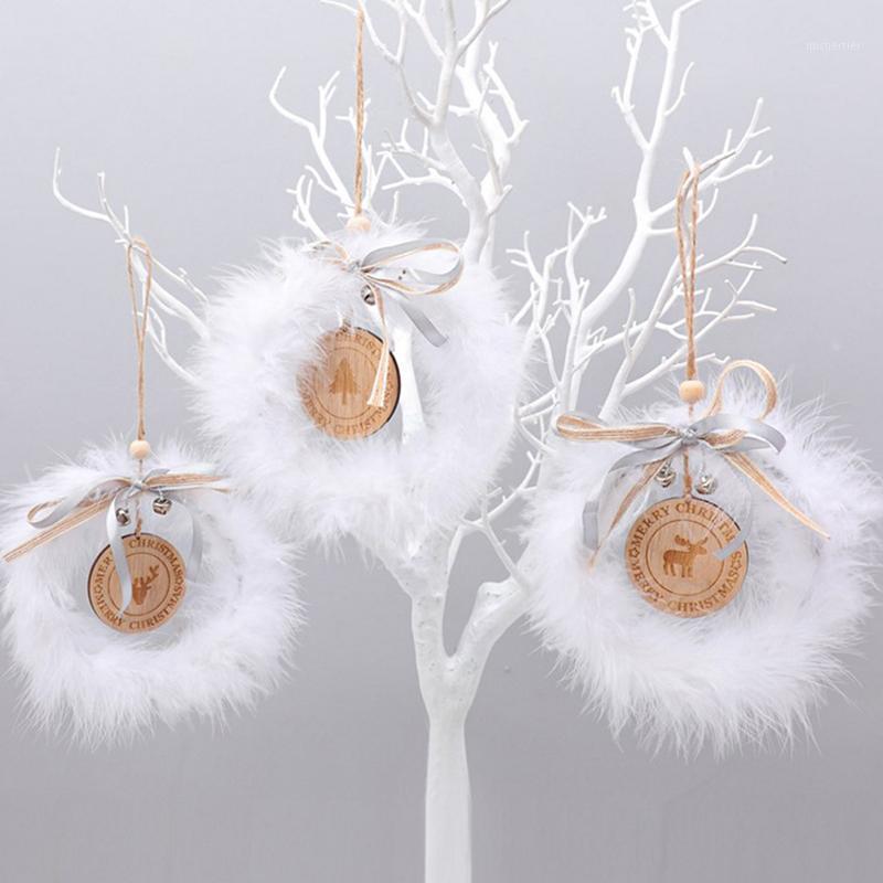 1pcs Cute Christmas White Feather Rattan Bow Bell Christmas Tree Pendant Hanging Decor1
1pcs Cute Christmas White Feather Rattan Bow Bell Christmas Tree Pendant Hanging Decor1