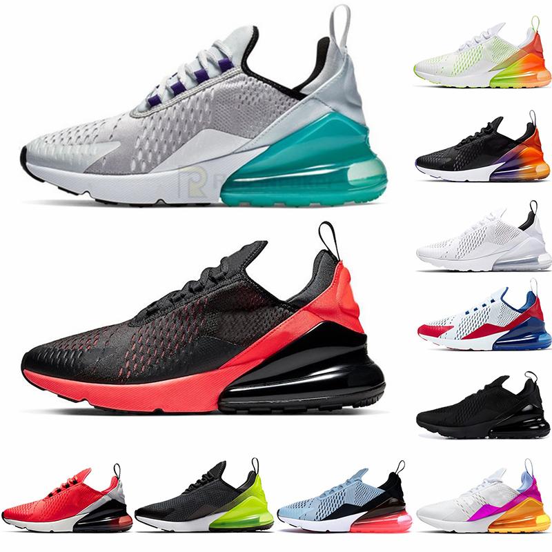 270 Mens Womens Running Shoes 270s Triple Black White Photo Bule Barely Rose Pink Red Men Women Sports Sneakers Trainers Size 36-45, 42