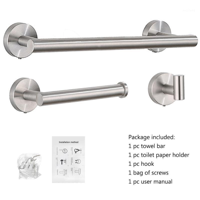 Hotel Wall Mounted Bathroom Hardware Set Rustproof Multifunction Robe Hook Stainless Steel Toilet Paper Holder Towel Bar Brushed1
Hotel Wall Mounted Bathroom Hardware Set Rustproof Multifunction Robe Hook Stainless Steel Toilet Paper Holder Towel Bar Brushed1