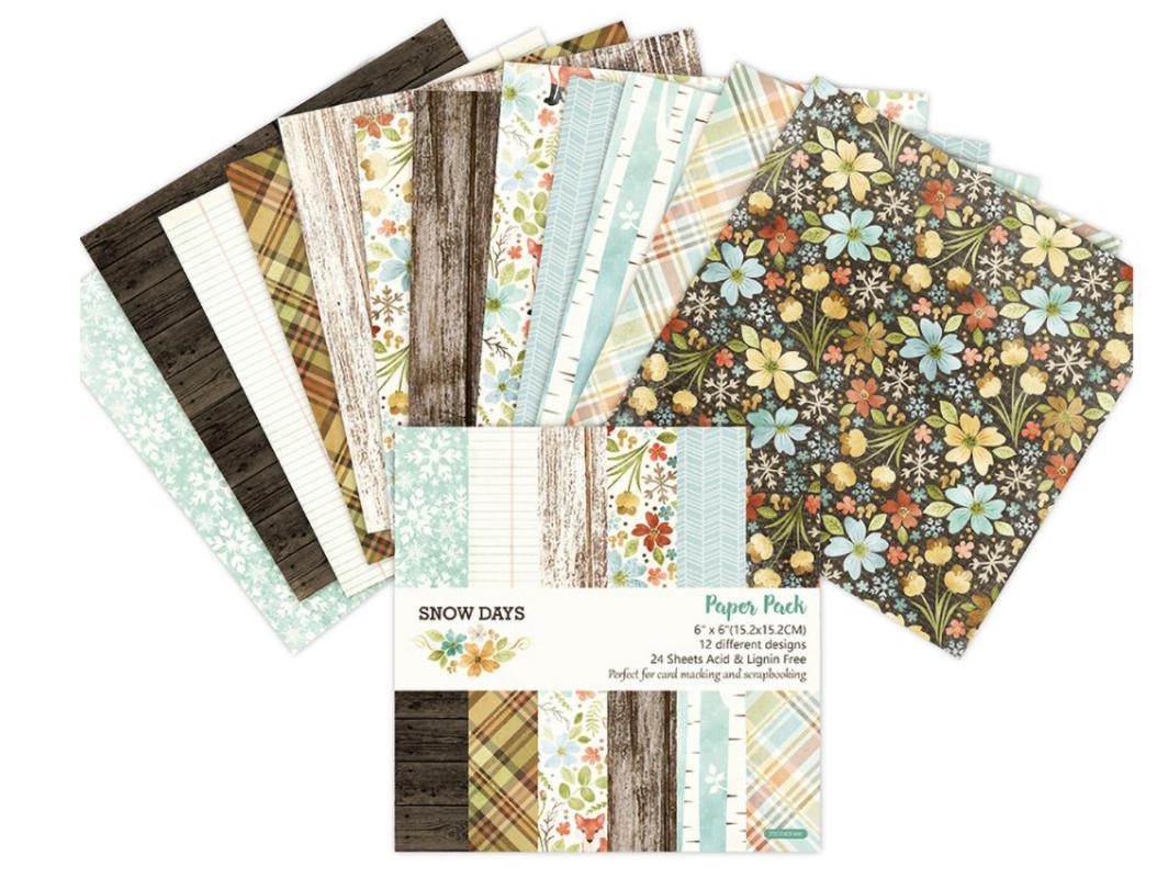 24 Sheets/pack Snow Days Scrapbook Paper Winter-themed Decorative Art Background Paper Diy Art Craft Decorative
24 Sheets/pack Snow Days Scrapbook Paper Winter-themed Decorative Art Background Paper Diy Art Craft Decorative