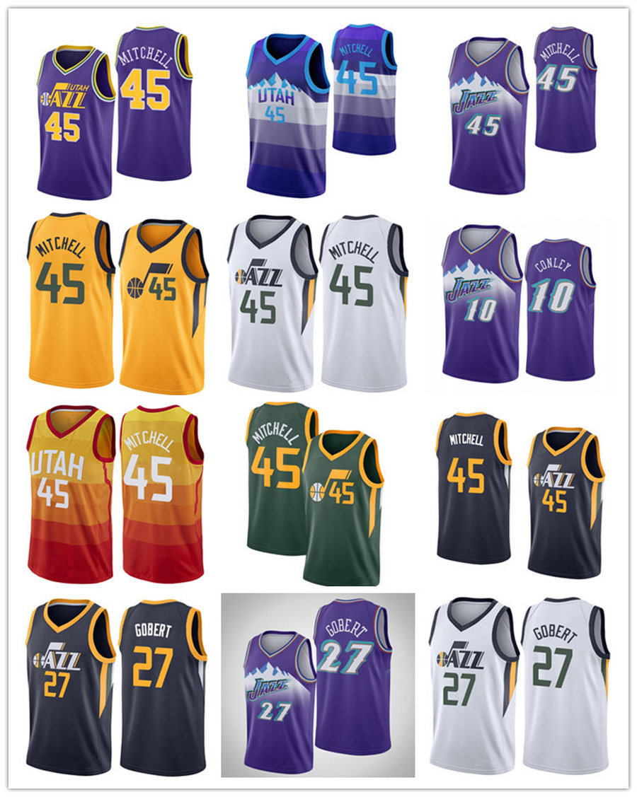 Utah''Jazz''MEN Rudy Gobert Donovan Mitchell Mike Conley Swingman Icon Association city basketball Jersey
Utah''Jazz''MEN Rudy Gobert Donovan Mitchell Mike Conley Swingman Icon Association city basketball Jersey