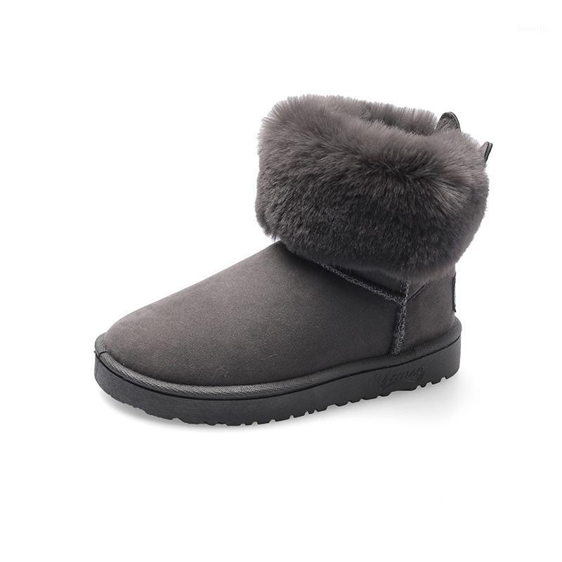 HersevLL Women's Snow Boots Genuine Leather Real Fur Brand Winter Shoes Warm Black Round Toe Casual Plus Size Female1
HersevLL Women's Snow Boots Genuine Leather Real Fur Brand Winter Shoes Warm Black Round Toe Casual Plus Size Female1